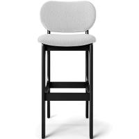 Kit 3 Banquetas Alta Betta Preto Linho Cinza