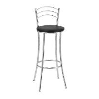 Kit 2 Banquetas com Encosto Treparoni Preto - 3