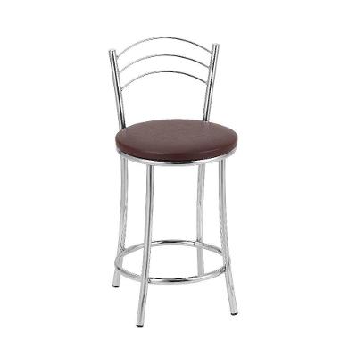 Kit 2 Banquetas Baixas Com Encosto Treparoni Marrom