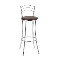 Kit 2 Banquetas Com Encosto Treparoni Marrom - 7