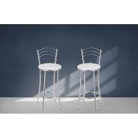 Kit 2 Banquetas Altas Com Encosto Treparoni Branco - 1