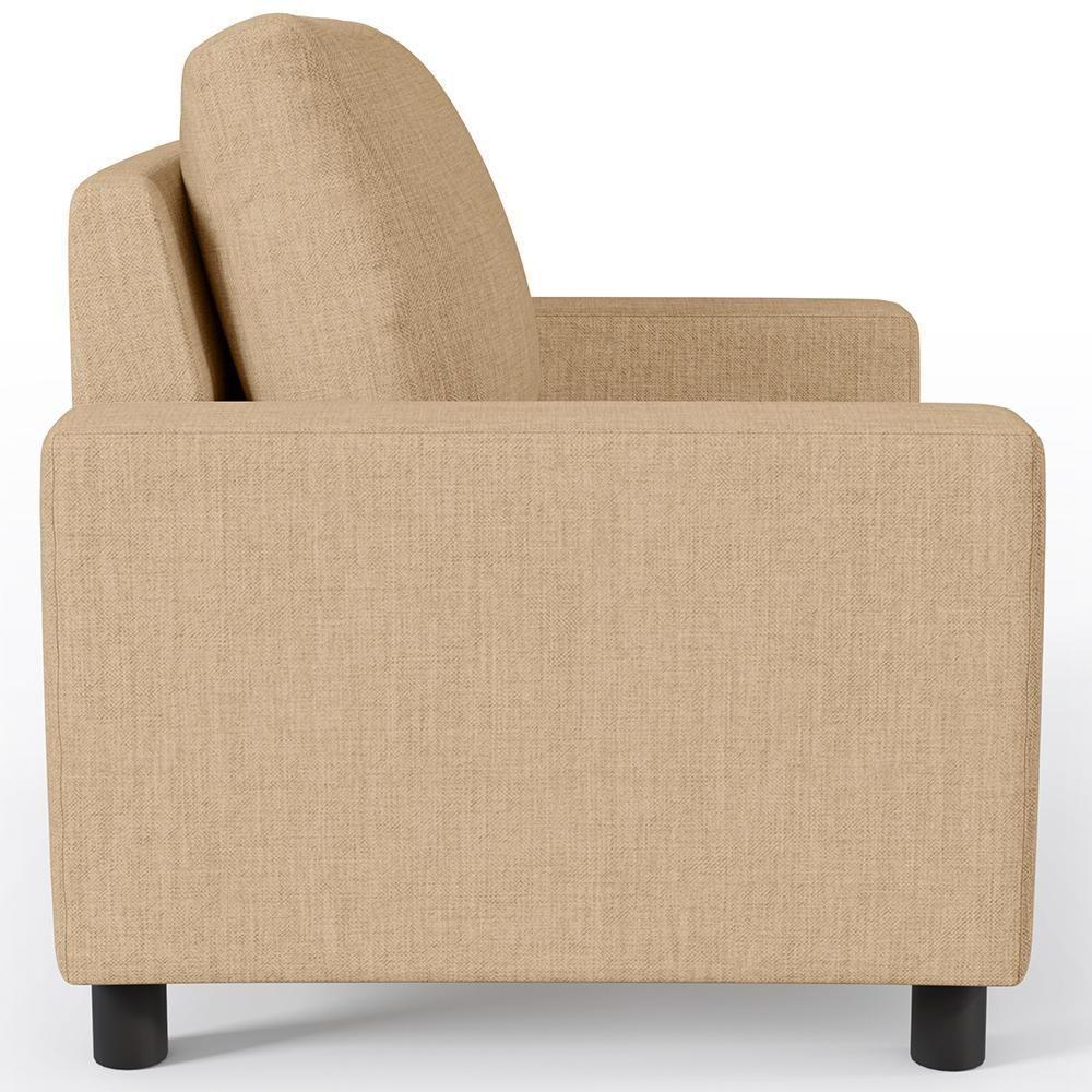 Kit 02 Poltronas Malta Linho Bege Escuro - 3