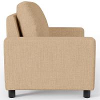 Kit 02 Poltronas Malta Linho Bege Escuro - 3