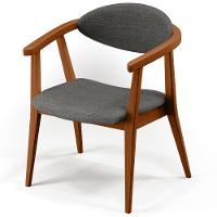 Kit 02 Poltronas Cecília B04 Linho Cinza Escuro