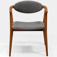 Kit 02 Poltronas Cecília B04 Linho Cinza Escuro - 7