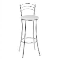 Kit 2 Banquetas Com Encosto Treparoni Branco - 3