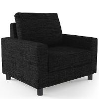 Kit 02 Poltronas Malta L02 Linho Chumbo - 7