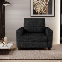 Kit 02 Poltronas Malta L02 Linho Chumbo - 8