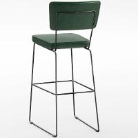 Kit 3 Banquetas Altas Base Em Aço Fixa Facto Verde Musgo - 2