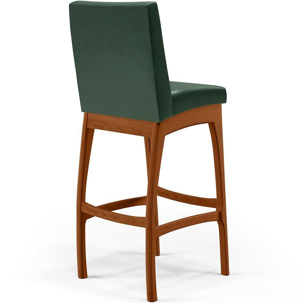 Kit 03 Banquetas Altas Mila Facto Verde Musgo - 2