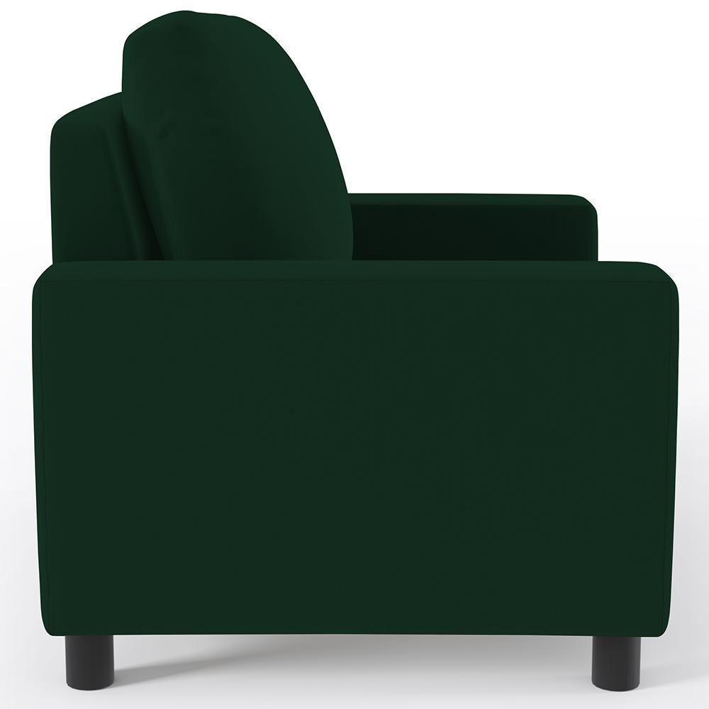 Kit 02 Poltronas Malta L02 Suede Verde Musgo - 3