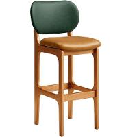 Kit 5 Banquetas Alta Betta Imbuia Facto Verde Whisky - 7