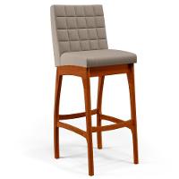 Kit 04 Banquetas Altas Para Cozinha B04 Bege - 15