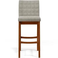 Kit 02 Banquetas Altas Cozinha B04 Bouclê Creme - 2