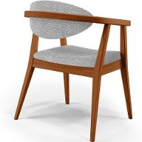 Kit 02 Poltronas E Recepção Cecília L02 Bouclê Cinza - 5