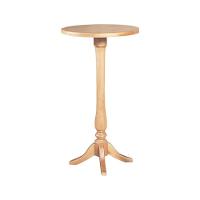 Conjunto Bistrô Mesa Com 3 Banquetas Confort Ripada Natural - Marrom - 5