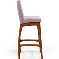 Kit 03 Banquetas Altas Para Cozinha B04 Bouclê Rosê