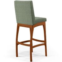 Kit 04 Banquetas Alta Para Cozinha Sala De Jantar Fixa Mila B04 Bouclê Oliva - 2