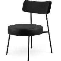 Kit 02 Poltronass Base Fixa Londres F01 Couríssimo Preto - 8