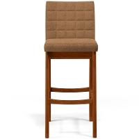 Kit 03 Banquetas Alta Para Cozinha Sala De Jantar Fixa Mila B04 Bouclê Mostarda - 5