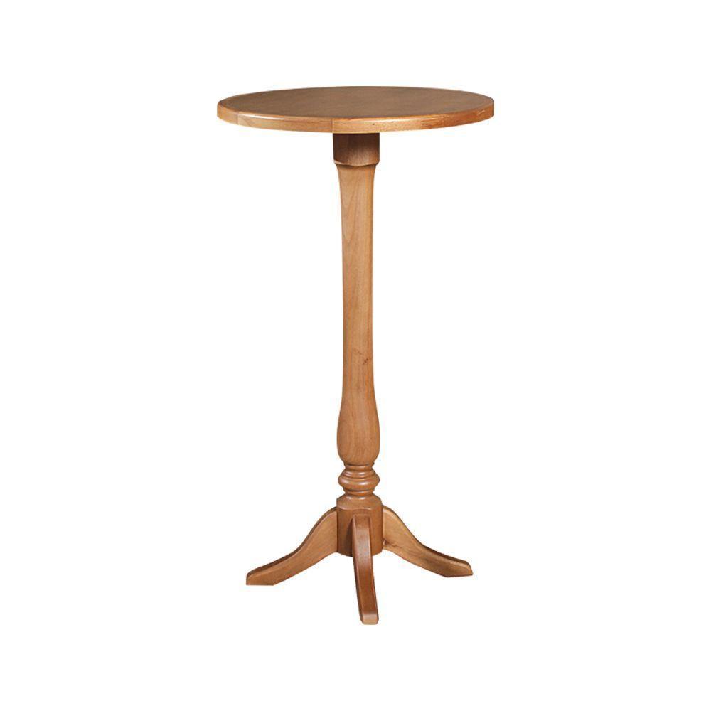 Conjunto Bistrô Mesa Com 3 Banquetas Confort Ripada Castanha - Marrom - 5