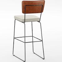 Kit 05 Banquetas Altas Allana L02 Camel Champagne