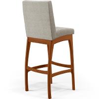 Kit 03 Banquetas Altas Cozinha B04 Bouclê Creme - 2