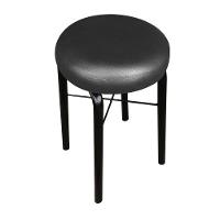 Kit 02 Banquetas Baixa Manu Corino Preto - 2