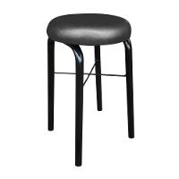 Kit 02 Banquetas Baixa Manu Corino Preto - 4