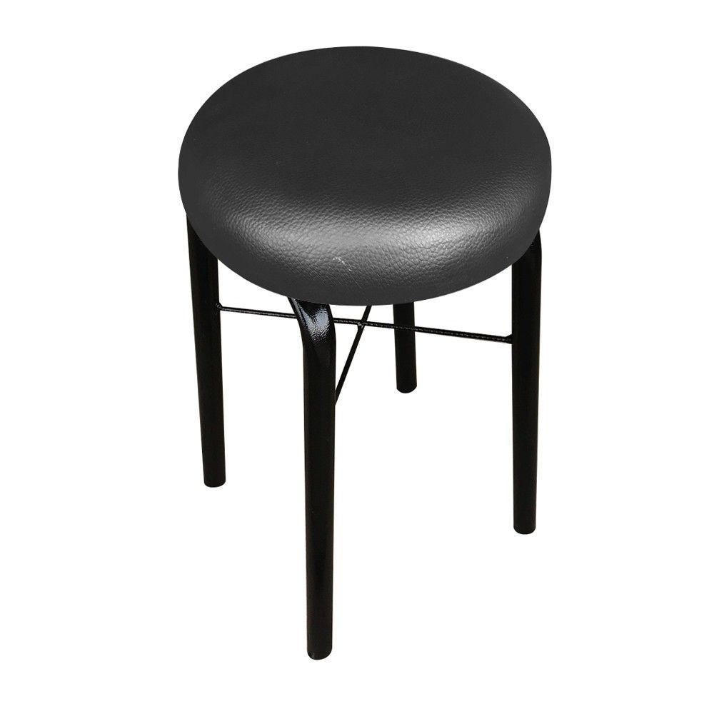 Banqueta Baixa Manu Corino Preto - 4