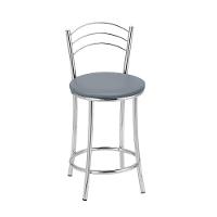 Kit 2 Banquetas Cromadas Bc26c Assento Espuma D15