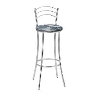 Kit 2 Banquetas Cromadas Bc26a Assento Espuma D15 - 3