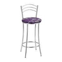 Kit 2 Banquetas Cromadas Bc26b Assento Espuma D15 - 2