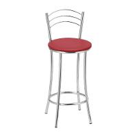 Kit 2 Banquetas Cromadas Bc26b Assento Espuma D15 - 1