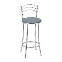 Kit 2 Banquetas Cromadas Bc26b Assento Espuma D15 - 2