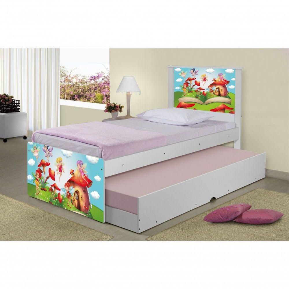 Bicama Juvenil Adesivada Mundo Das Fadinhas - 1