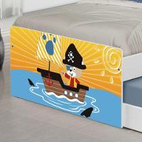Bicama Juvenil Adesivada Pirata Com Colchões
