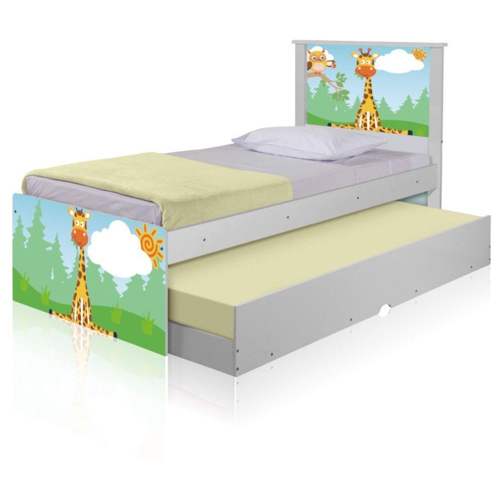 Bicama Juvenil Adesivada Safari Girafa - 5