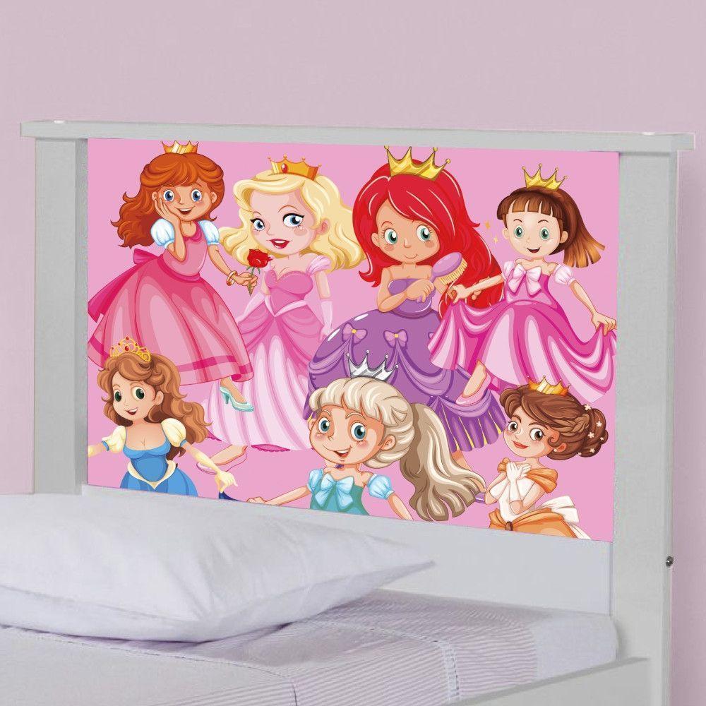Bicama Juvenil Adesivada Princesinhas Com Colchões - 3