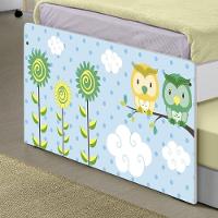 Bicama Juvenil Adesivada Corujinhas Com Colchões - 2