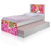 Bicama Juvenil Adesivada Sereia E Corais Com Colchões - 8