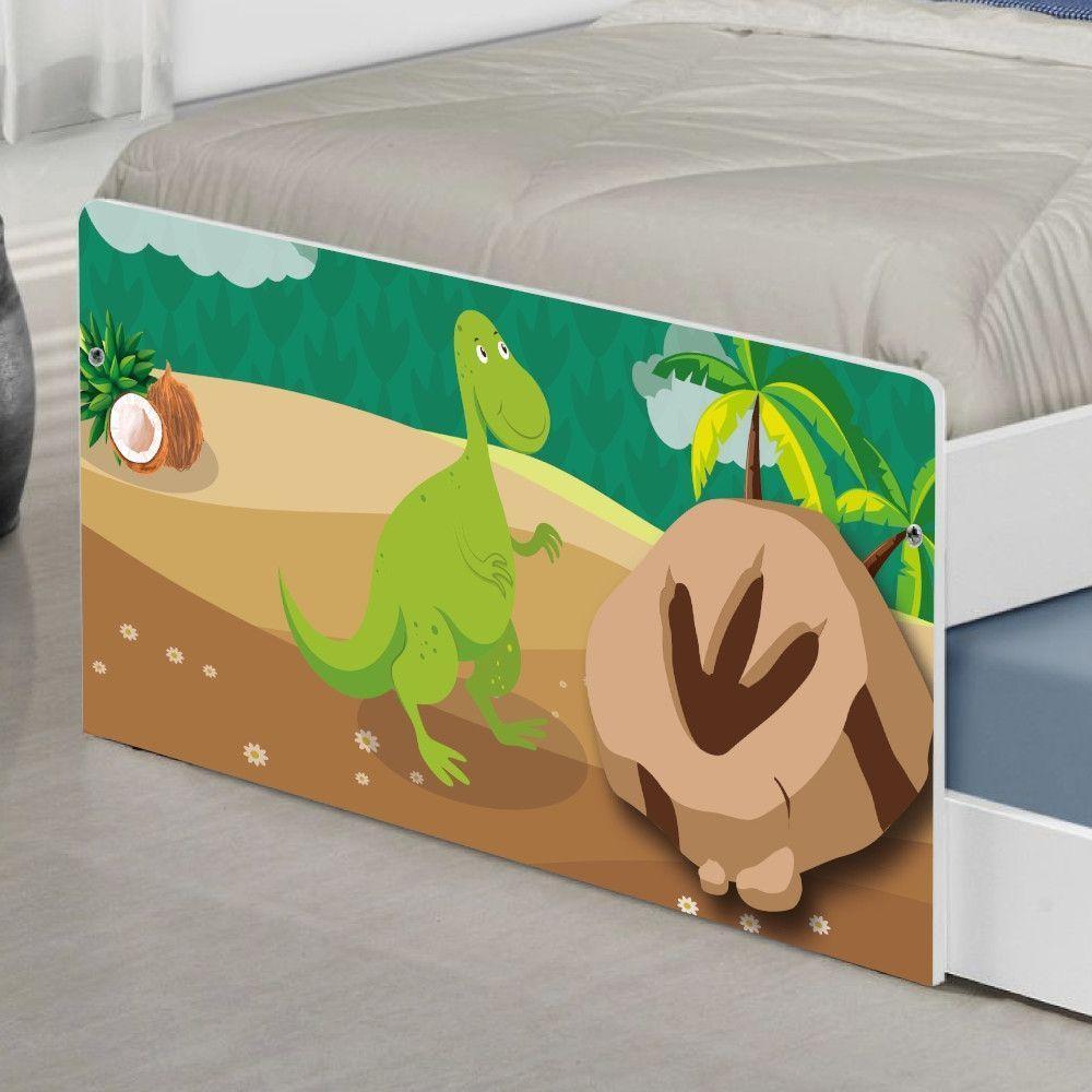 Bicama Juvenil Adesivada Dinossauro Com Colchões - 2