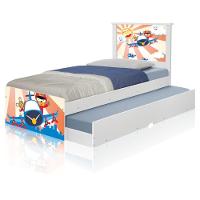 Bicama Juvenil Adesivada Patrulha Ursinhos Com Colchões - 5