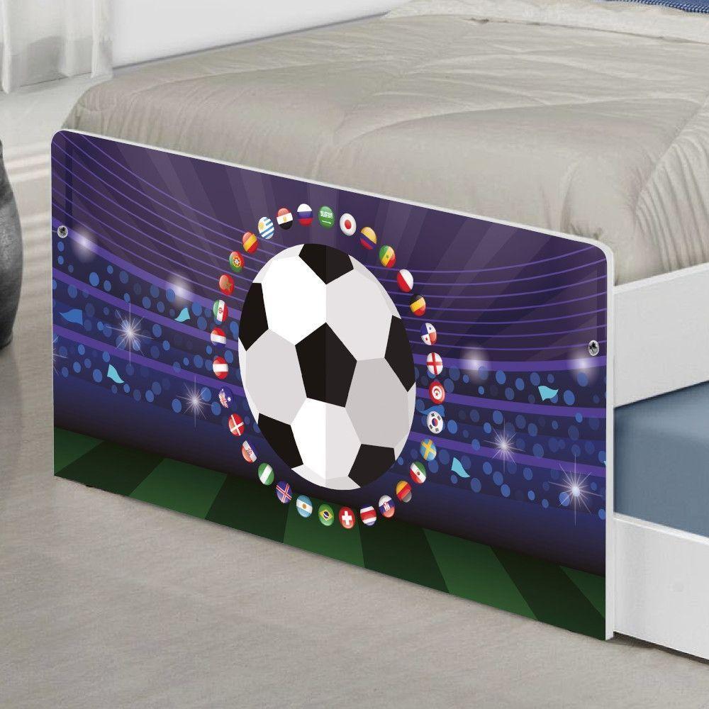 Bicama Juvenil Adesivada Futebol Estádio Com Colchões - 2