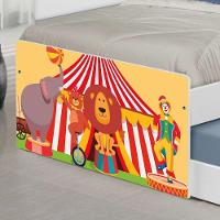 Bicama Juvenil Adesivada Palhaço Circo Com Colchões - 2