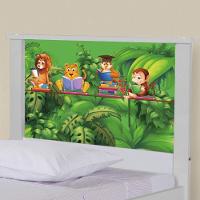 Bicama Juvenil Adesivada Safari Com Colchões - 7