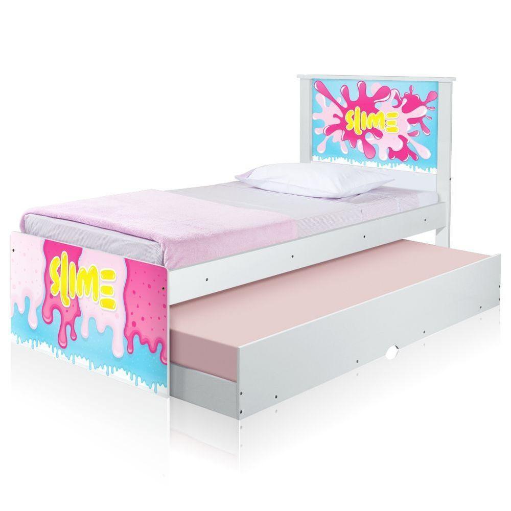 Bicama Juvenil Massinha Meninas Com Colchões - 1