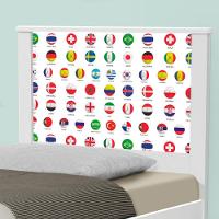 Cama Solteiro Adesivada Futebol Seleções Copa Com Colchão - 3