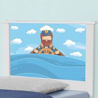 Bicama Juvenil Adesivada Marinheiro Com Colchões - 3