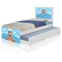 Bicama Juvenil Adesivada Marinheiro Com Colchões - 5